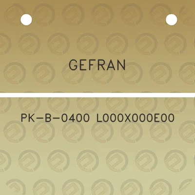 gefran-pk-b-0400-l000x000e00