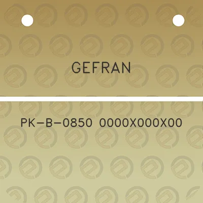 gefran-pk-b-0850-0000x000x00