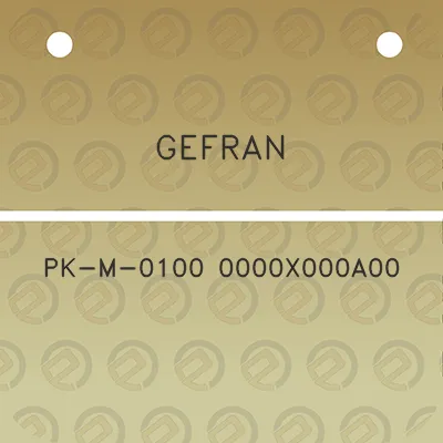 gefran-pk-m-0100-0000x000a00