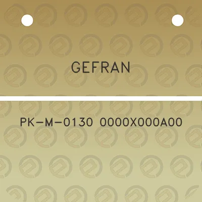 gefran-pk-m-0130-0000x000a00