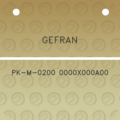 gefran-pk-m-0200-0000x000a00