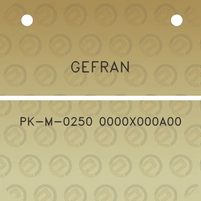 gefran-pk-m-0250-0000x000a00