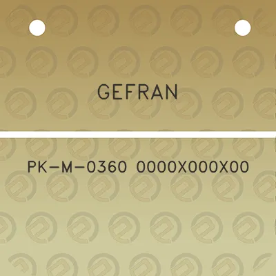 gefran-pk-m-0360-0000x000x00