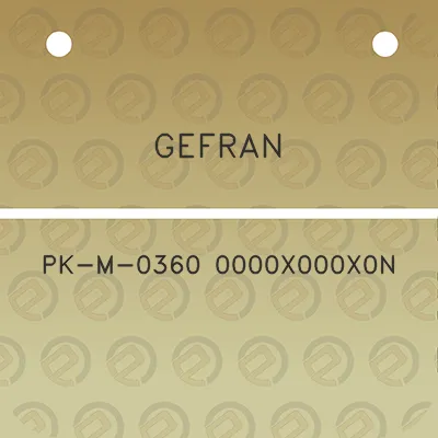 gefran-pk-m-0360-0000x000x0n