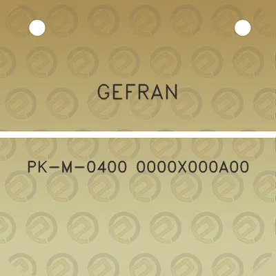 gefran-pk-m-0400-0000x000a00