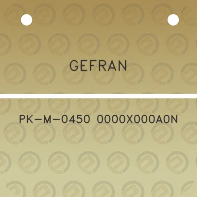 gefran-pk-m-0450-0000x000a0n