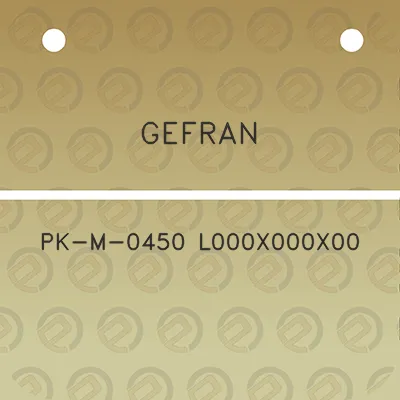 gefran-pk-m-0450-l000x000x00