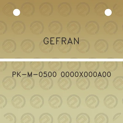 gefran-pk-m-0500-0000x000a00