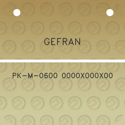 gefran-pk-m-0600-0000x000x00