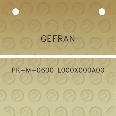 gefran-pk-m-0600-l000x000a00