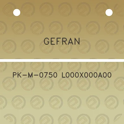 gefran-pk-m-0750-l000x000a00