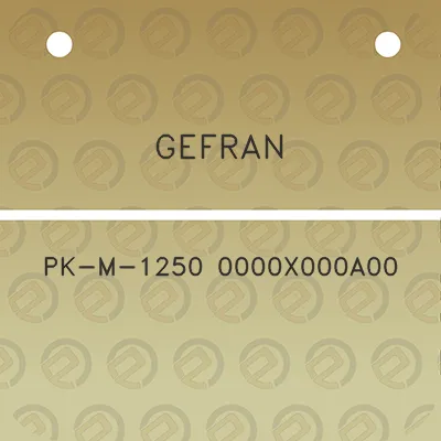 gefran-pk-m-1250-0000x000a00