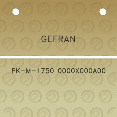 gefran-pk-m-1750-0000x000a00