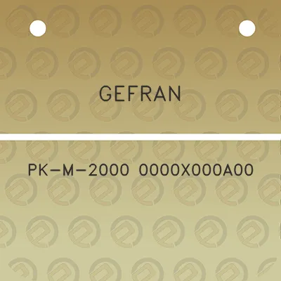 gefran-pk-m-2000-0000x000a00