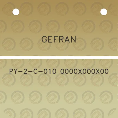 gefran-py-2-c-010-0000x000x00