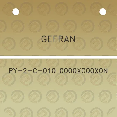 gefran-py-2-c-010-0000x000x0n