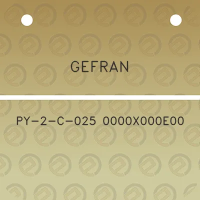 gefran-py-2-c-025-0000x000e00