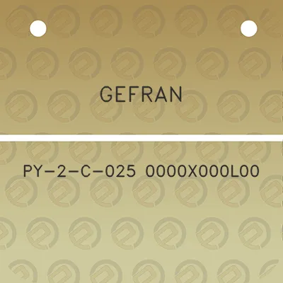 gefran-py-2-c-025-0000x000l00