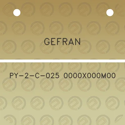 gefran-py-2-c-025-0000x000m00