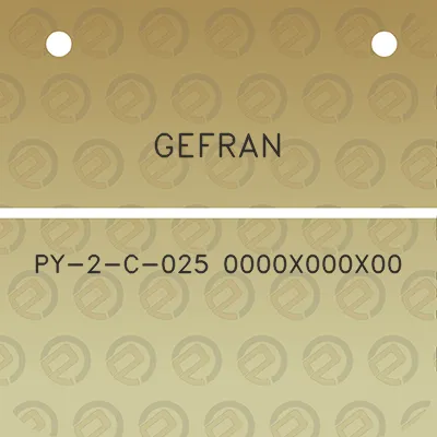 gefran-py-2-c-025-0000x000x00