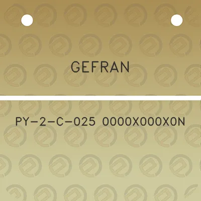 gefran-py-2-c-025-0000x000x0n