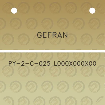 gefran-py-2-c-025-l000x000x00