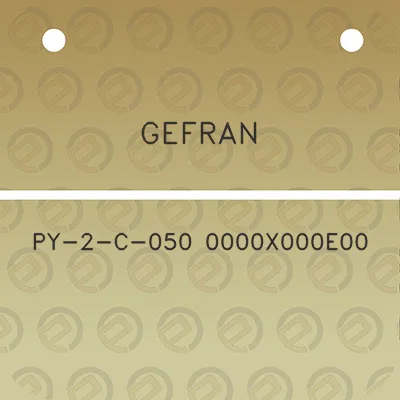 gefran-py-2-c-050-0000x000e00