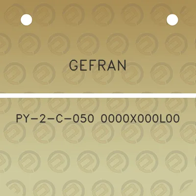 gefran-py-2-c-050-0000x000l00