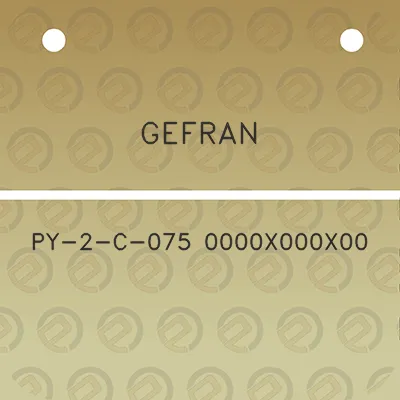 gefran-py-2-c-075-0000x000x00