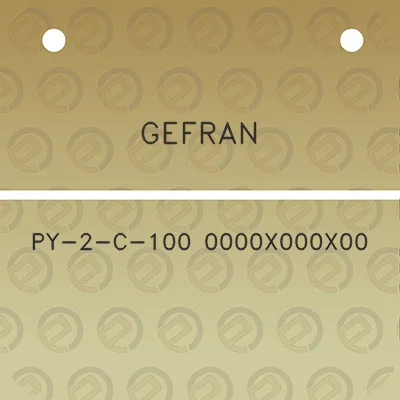 gefran-py-2-c-100-0000x000x00