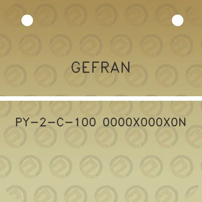 gefran-py-2-c-100-0000x000x0n