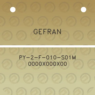 gefran-py-2-f-010-s01m-0000x000x00