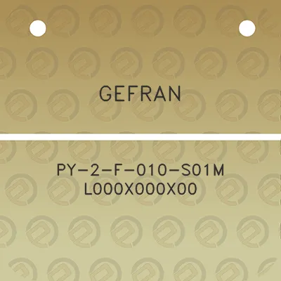 gefran-py-2-f-010-s01m-l000x000x00