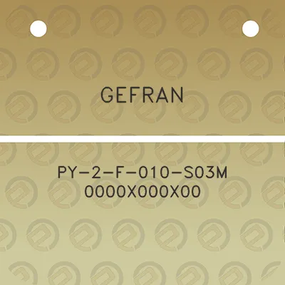 gefran-py-2-f-010-s03m-0000x000x00