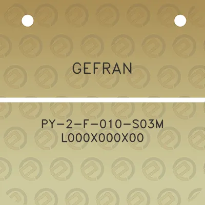 gefran-py-2-f-010-s03m-l000x000x00