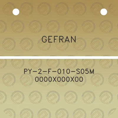 gefran-py-2-f-010-s05m-0000x000x00