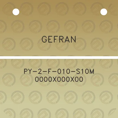 gefran-py-2-f-010-s10m-0000x000x00