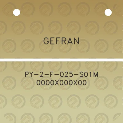 gefran-py-2-f-025-s01m-0000x000x00