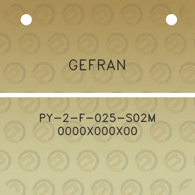 gefran-py-2-f-025-s02m-0000x000x00