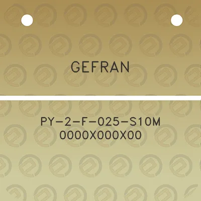 gefran-py-2-f-025-s10m-0000x000x00