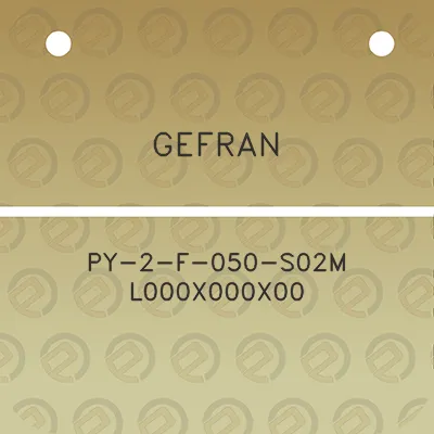 gefran-py-2-f-050-s02m-l000x000x00