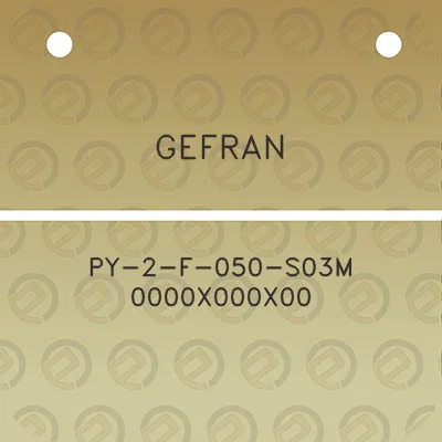 gefran-py-2-f-050-s03m-0000x000x00