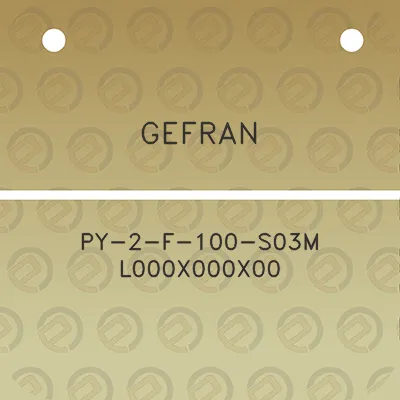 gefran-py-2-f-100-s03m-l000x000x00