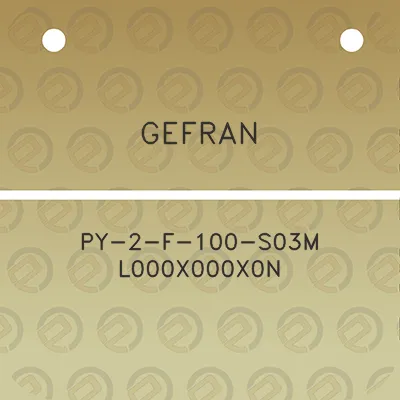 gefran-py-2-f-100-s03m-l000x000x0n