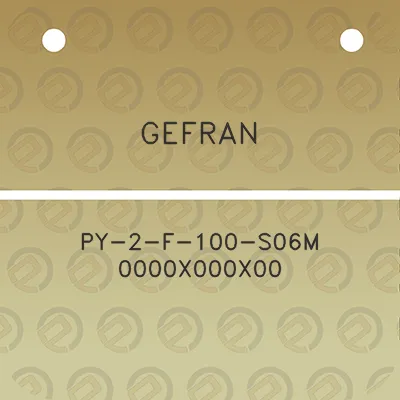 gefran-py-2-f-100-s06m-0000x000x00