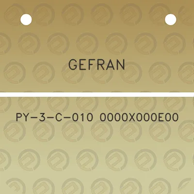 gefran-py-3-c-010-0000x000e00