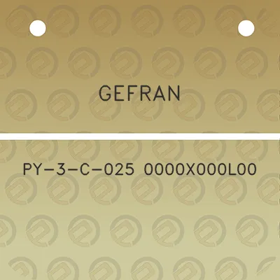 gefran-py-3-c-025-0000x000l00