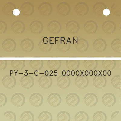 gefran-py-3-c-025-0000x000x00