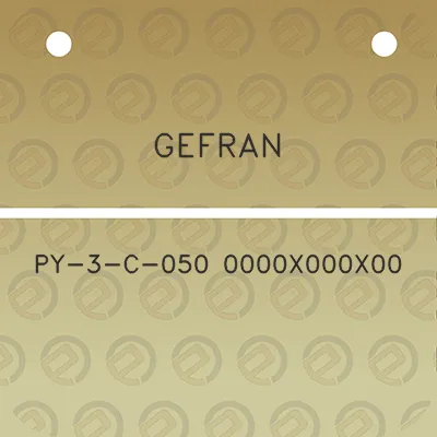 gefran-py-3-c-050-0000x000x00