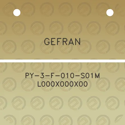 gefran-py-3-f-010-s01m-l000x000x00